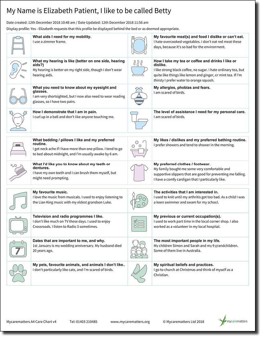 MyFutureCareUK's tweet image. #CareHome managers, did you know that displaying residents' mycarematters.org profiles helps visiting #health and #care professionals deliver better #personcentredcare? 
#dementiacare