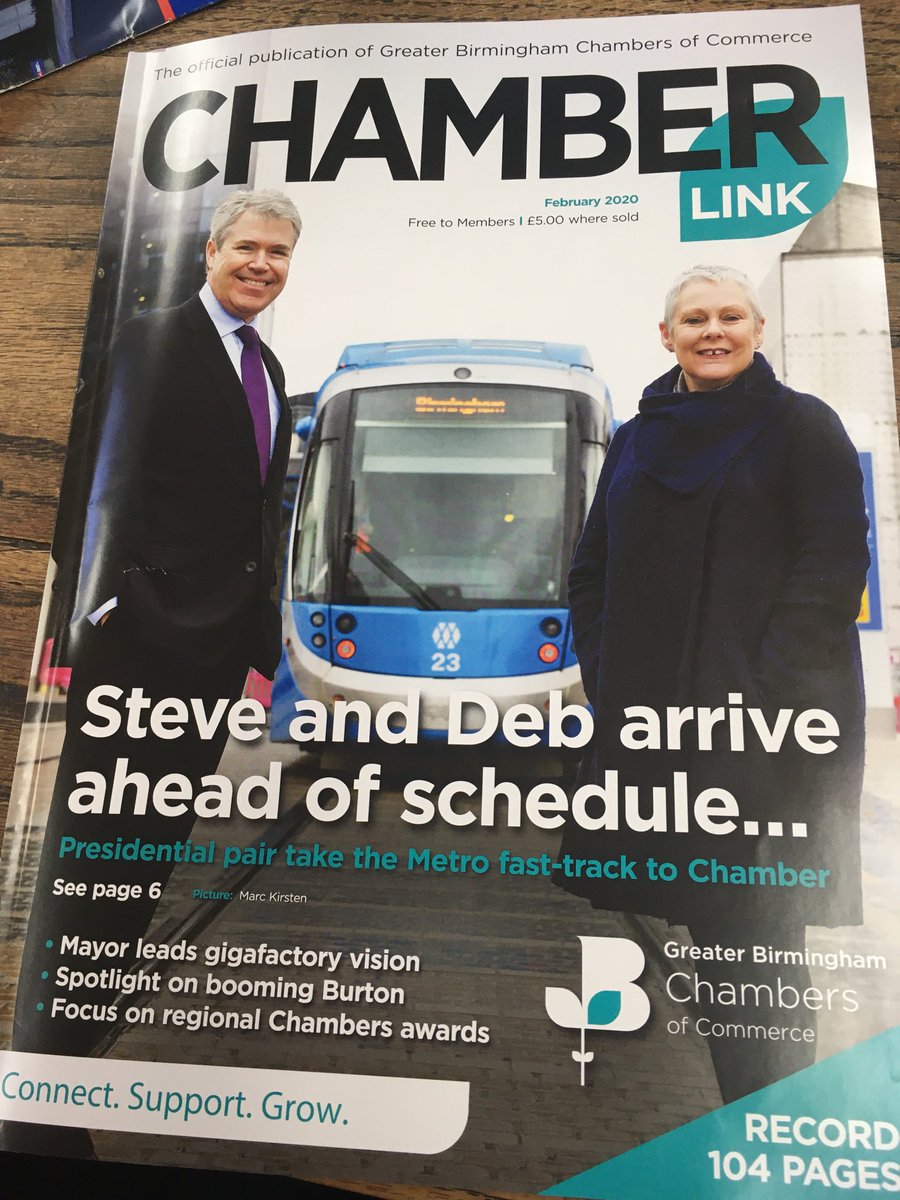 BVGS1527's tweet photo. Great to see a number of Corporate Partners featured in the February edition of the ⁦@GrBhamChambers⁩ Chamber Link magazine. 

⁦@arkmediaprods⁩ ⁦@millenniumpoint⁩  ⁦@MoorHallHotel⁩ @lax_bell ⁦@bracebridgecf⁩ https://t.co/Tg1Z1EqLC7