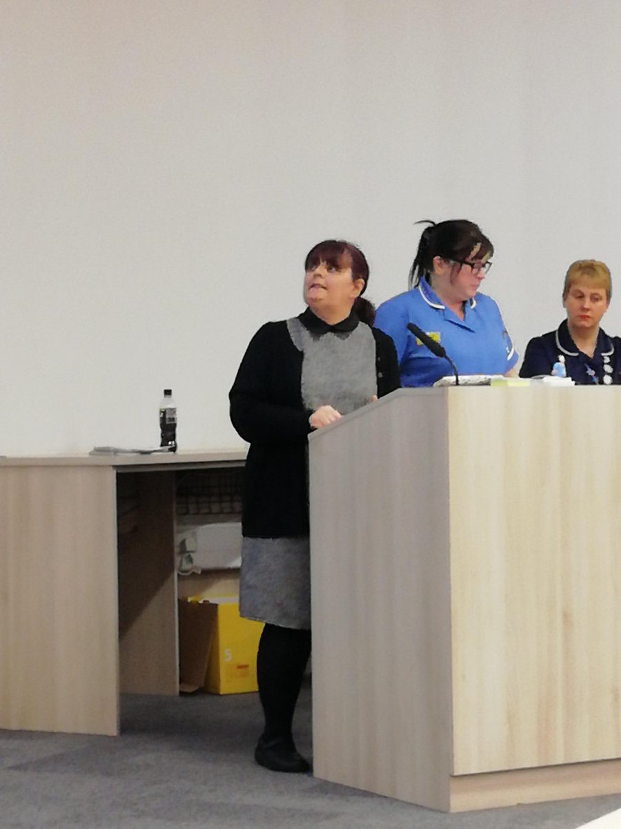 RITAsystem's tweet photo. Pamela Miles and Jo Hartwell discussed the aspects of learning disability patients being diagnosed with dementia. Their dementia tends to occur at an earlier age and can be more difficult to diagnose as it can be overshadowed by LD symptoms @WalsallHcareNHS #WalDem20 #NHS https://t.co/1HA0GvOat7