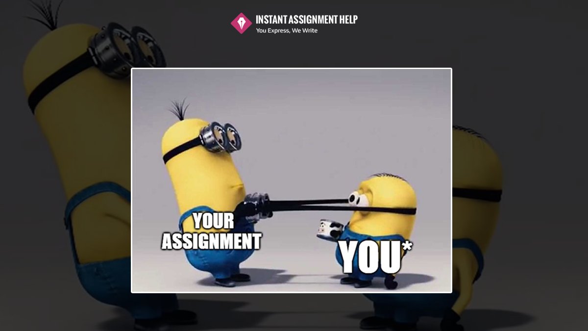 IAH_Assignment's tweet image. &quot;We all know the feeling&quot;. Reduce the pain by connecting with our experts now.
Visit Us 
instantassignmenthelp.com

Call Us: +442038681671

#instantassignmenthelp #assignmentmeme #meme #Twitter #Minions