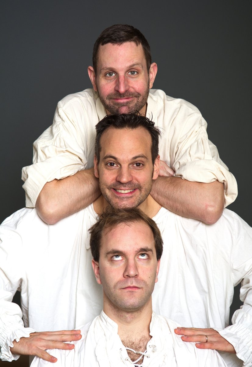 hamburgplayers's tweet photo. “The fool doth think he is wise, but the wise man knows himself to be a fool.” Whether fools or wise men, these three fearless actors will go on stage as of Wed, 12 Feb and give you: "The Complete Works of William Shakespeare (Abridged)"! #theatre #comedy #theaterinhamburg https://t.co/Ea3cAKTq6U