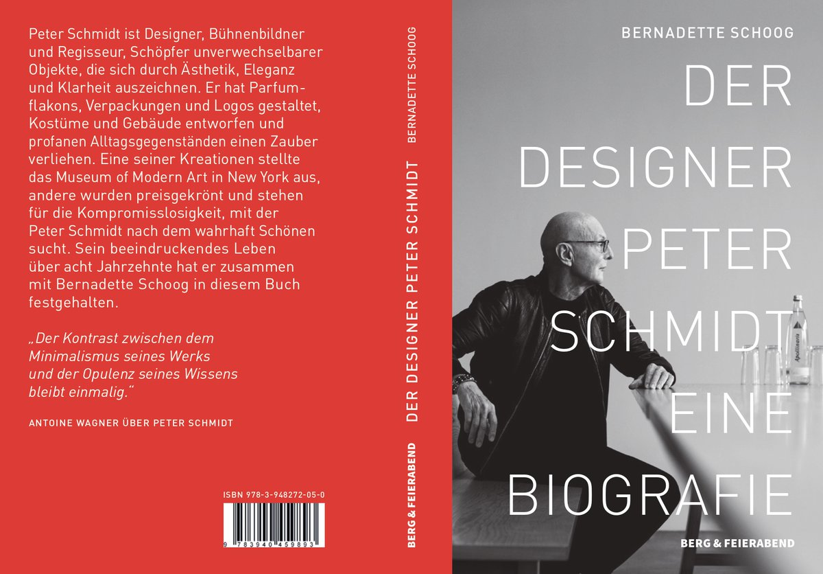 BergFeierabend's tweet photo. E voilà! Wir gehen in den Druck - mit Bernadette Schoog und ihrer Biografie über die Designer-Legende Peter Schmidt. Stil- und gehaltvoll wie immer bei Berg &amp; Feierabend!

#bergundfeierabend #PeterSchmidt #design #biografie #buch #Literatur #Ästhetik #Produktdesign #Bühnenbild https://t.co/jMXeWW9Cdx