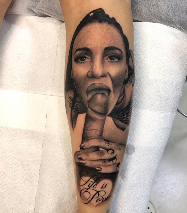 My new tattoo &ldquo;Life is porno&rdquo; Photo by : @RickAngelPorn https://t.co/twjEUBDZmQ<a class="tags" target="_blank" title="On Twitter" href="/?out=eyJ0eXAiOiJKV1QiLCJhbGciOiJIUzUxMiJ9.eyJpYXQiOjE3MjIwNzg0NzIsImlzcyI6InR3cG9ybnN0YXJzLmNvbSIsIm5iZiI6MTcyMjA3ODQ3MiwiZXhwIjoxNzUzNjE0NDcyLCJyZWRpcmVjdF91cmwiOiJodHRwczovL3R3aXR0ZXIuY29tL1JpY2tBbmdlbFBvcm4ifQ.8bpICcm0wwI-Hb8Ez2roMjXOUXiZ4zoW0WitKYViFyIoT4tpF_yusv1B1Sb-GYFTM57tDO17bMdDqbCSGHKmXg">@RickAngelPorn</a>