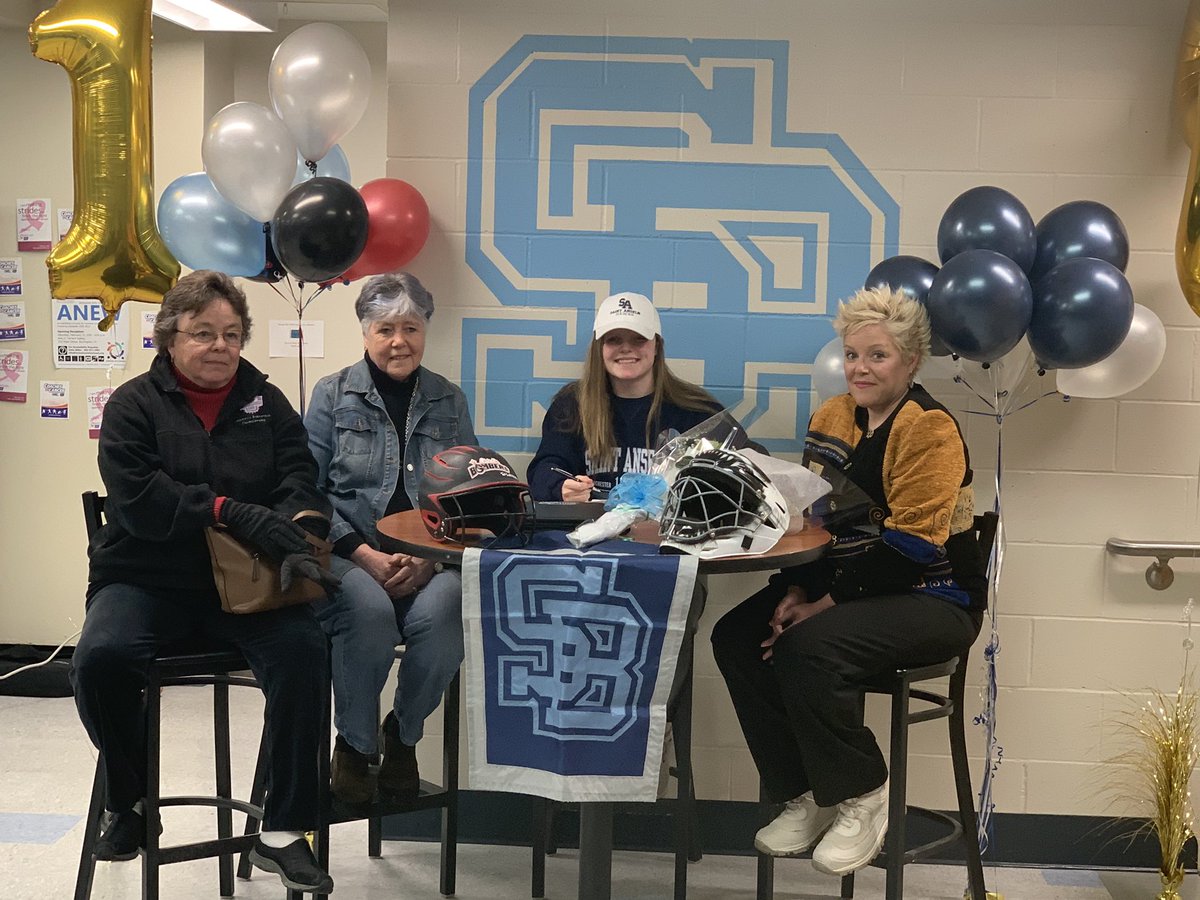 SBWolfPack's tweet photo. Congrats Brianna  Belisle on officially signing with Saint Anselm to play Softball! #SBProud #NLI https://t.co/fQykkq8LfT
