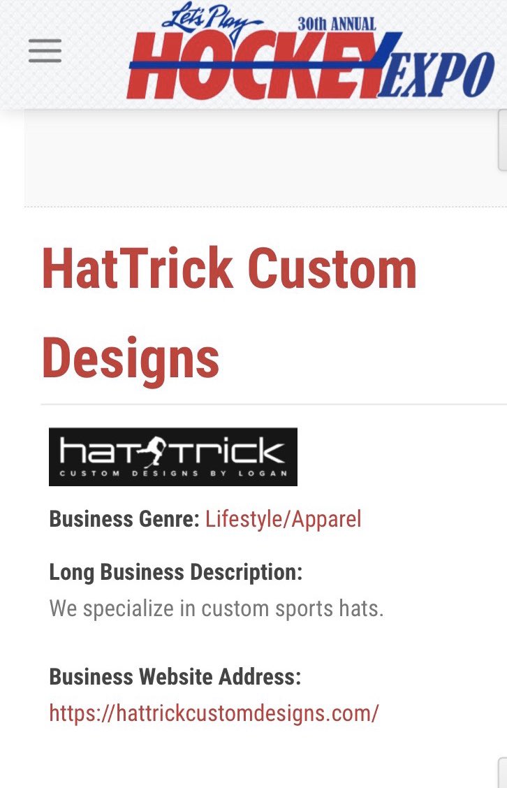 HatTrick Custom Designs by Logan tweet media
