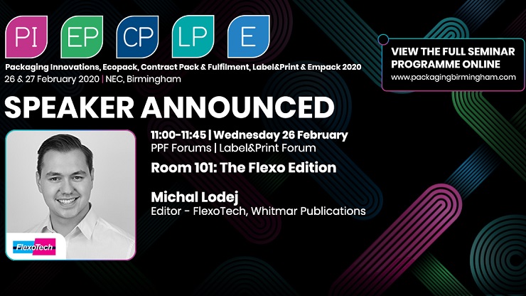 EasyfairsPackUK's tweet image. The brilliant editor of @FlexoTechMag Michal Lodej will invite his panel to share which parts of the flexo printing industry they believe should be consigned to Room 101, for the industry to move forward...

flexotechmag.com/news/32203/tit…

#PACK2020 #flexotech #debate #print #packaging