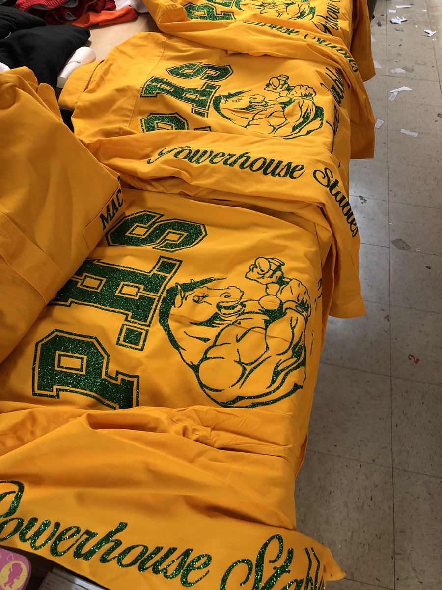 Power House Stables getting all geared up for the big riding show!  Come see us for all your horse riding gear bling!