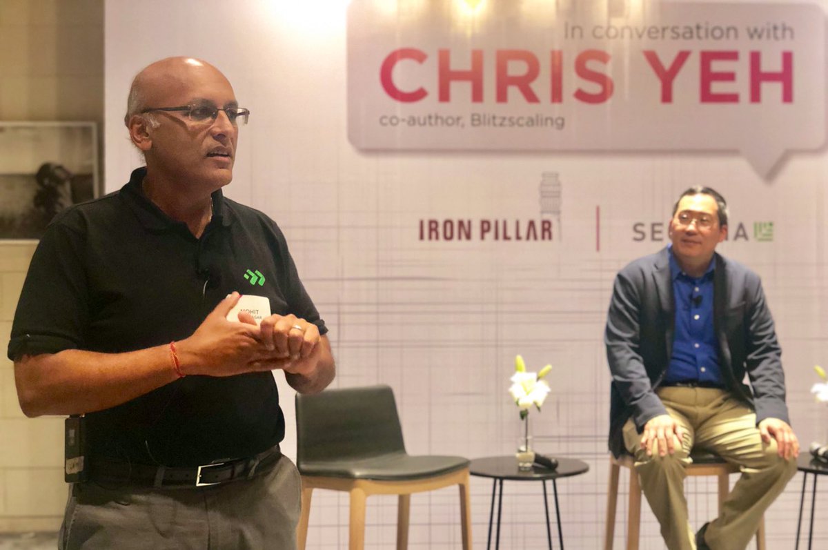 peakxvpartners's tweet image. “Two things matter in early stage - repeat behaviour &amp;amp; organic traffic. The challenge is, if you have a lot of marketing in the mix, you don’t know if the customer behaviour is driven by that. But if there is organic PMF then you should just go for it.” @mobhat #blitzscaling