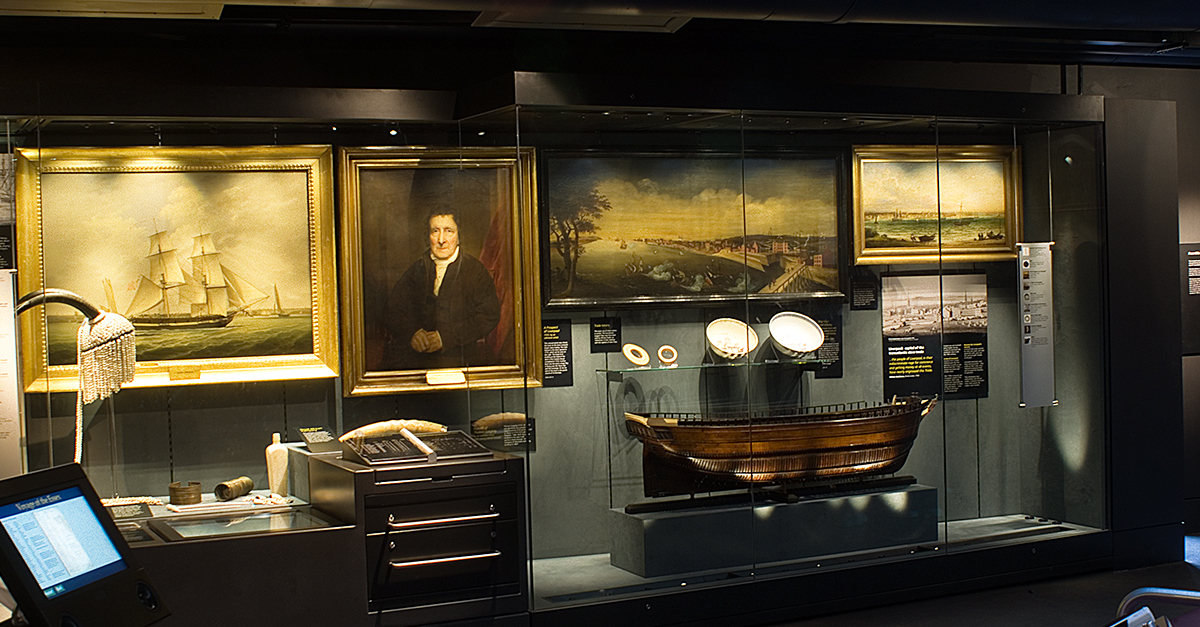 Conservation is at the heart of our case design, with a focus on lighting. In 2007 we supplied several cases to our clients at the <a href="/SlaveryMuseum/">International Slavery Museum</a> in Liverpool which featured low-reflective glass, and custom fibre optic lighting, ensuring the protection of their objects.