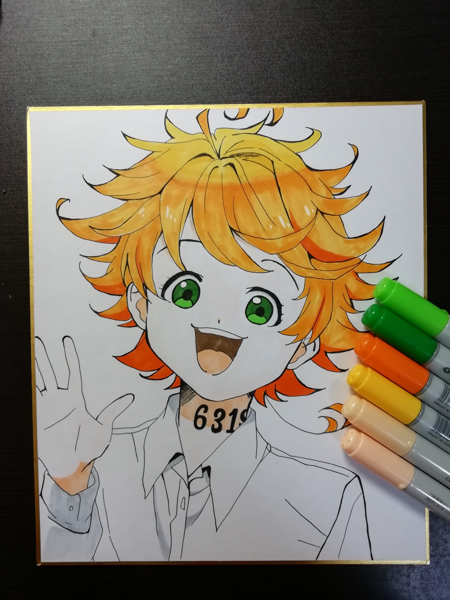 M E 徹夜で夜中の3時すぎまで絵描いてたー めっちゃ疲れた 笑明日学校なのにバカだな笑でも綺麗にかけたよ 今回は約束の ネバーランドのエマと鬼滅の刃の我妻善逸を描いたよ 約束のネバーランド 約束のネバーランドエマ 鬼滅の刃 我妻善逸 イラスト