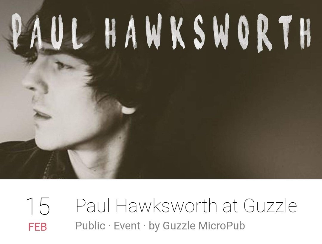 Live music <a href="/GuzzleMicropub/">Guzzle Micropub</a> this valentine's weekend.