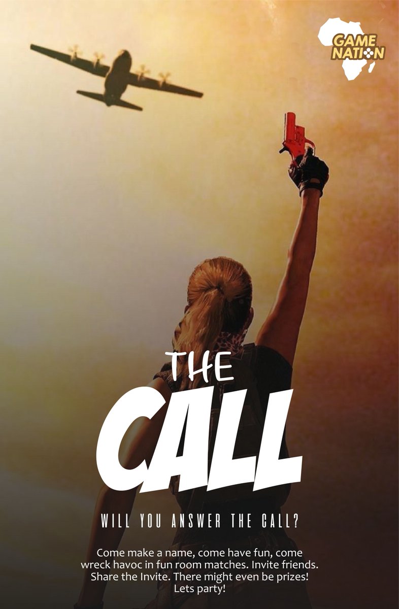 gamenationaf's tweet image. Come join us as we #Filltheserver with our room matches by 7pm, 8pm and 9pm WAT(GMT+1)

Lets go!: discord.gg/6MwVcVg

#Filltheserver #pubgm #pubgmobile
@EsportsPUBGM @PUBGMOBILE_AF @PUBGMOBILE