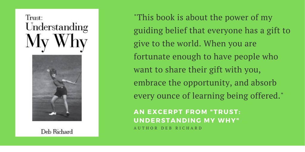 An #Excerpt from my #newbook "Trust: Understanding My Why." #Writing my #book was as passionate a chase as becoming a #golf #champion. This #memoir is designed to be #inspirational and applicable to every reader's life. Enjoy the #journey for that is the greatest promise of life!