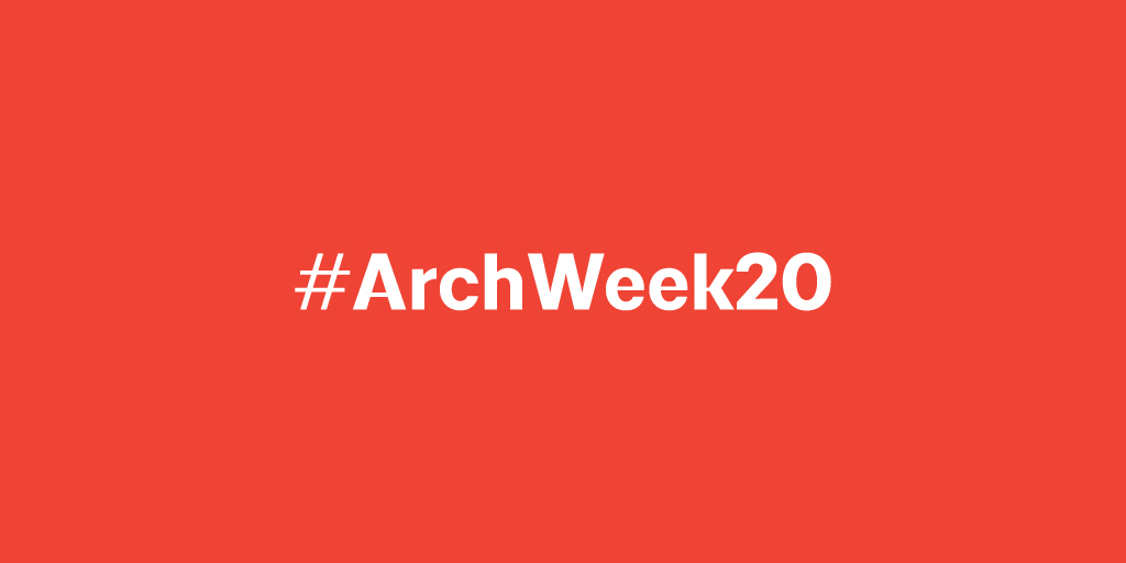 Mark your calendar! #ArchWeek20—National #Architecture Week—is Monday, April 20 through Sunday, April 26.