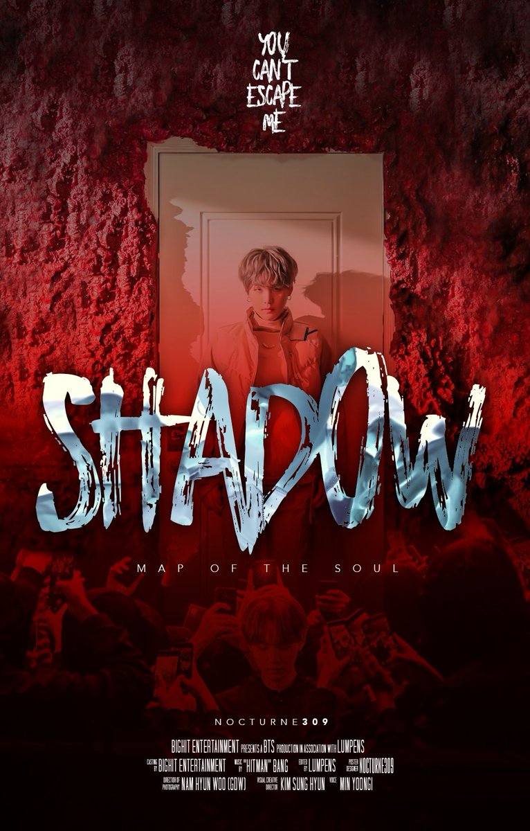 nocturne309's tweet photo. CONCEPT DESIGN | Interlude; SHADOW by #SUGA
Tormented by his past demons, Yoongi desperately tries to fight his worst enemy: himself.
#ShadowIsHere #ShadowBySuga
#슈가 @BTS_twt https://t.co/Q8scwqF1d4