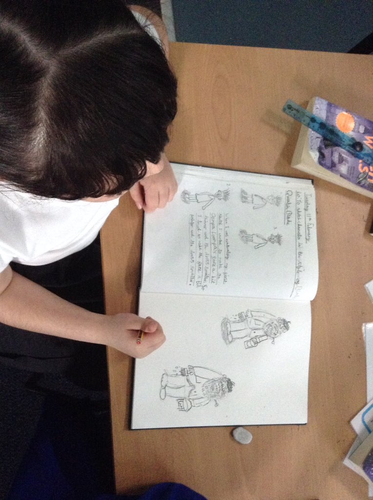 latimerprimary's tweet image. #ClassCM spent this afternoon sketching some of the Roald Dahl characters in the style of Quentin Blake. ✏️ We then sketched them again making improvements while also evaluating our work. Can you guess the characters? #LatimerArt