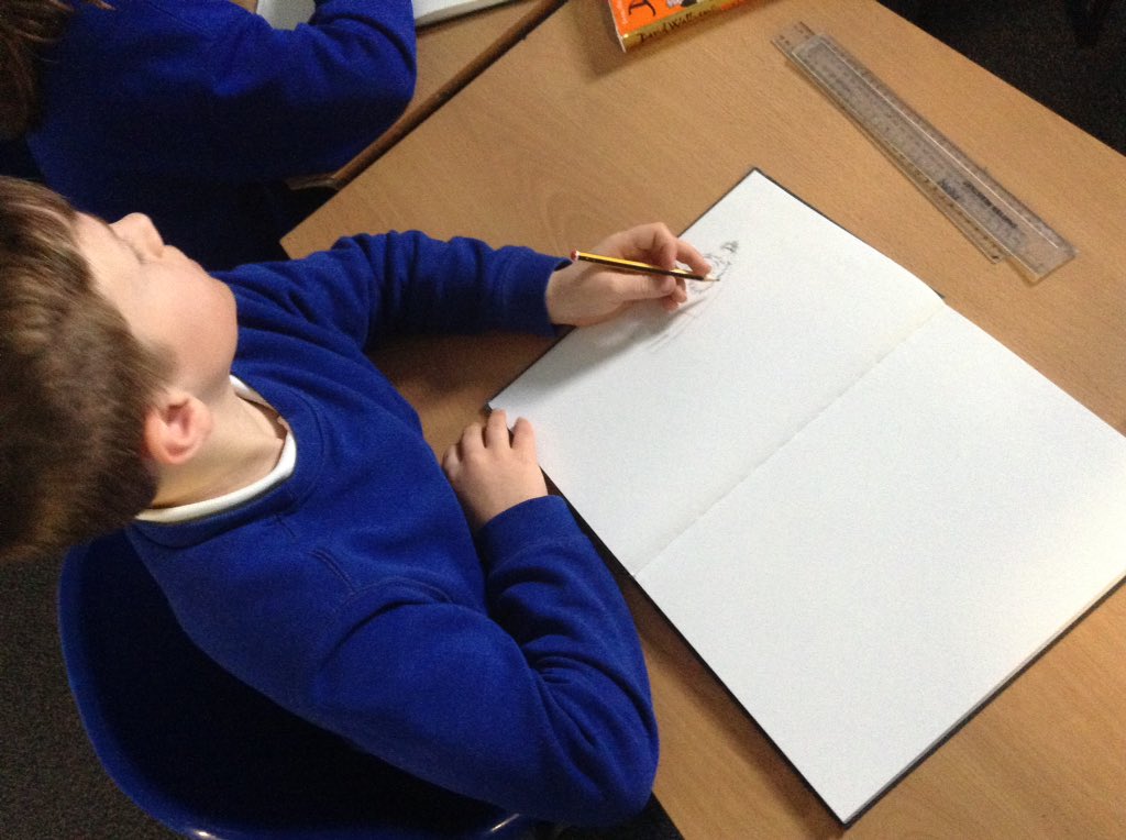 latimerprimary's tweet image. #ClassCM spent this afternoon sketching some of the Roald Dahl characters in the style of Quentin Blake. ✏️ We then sketched them again making improvements while also evaluating our work. Can you guess the characters? #LatimerArt