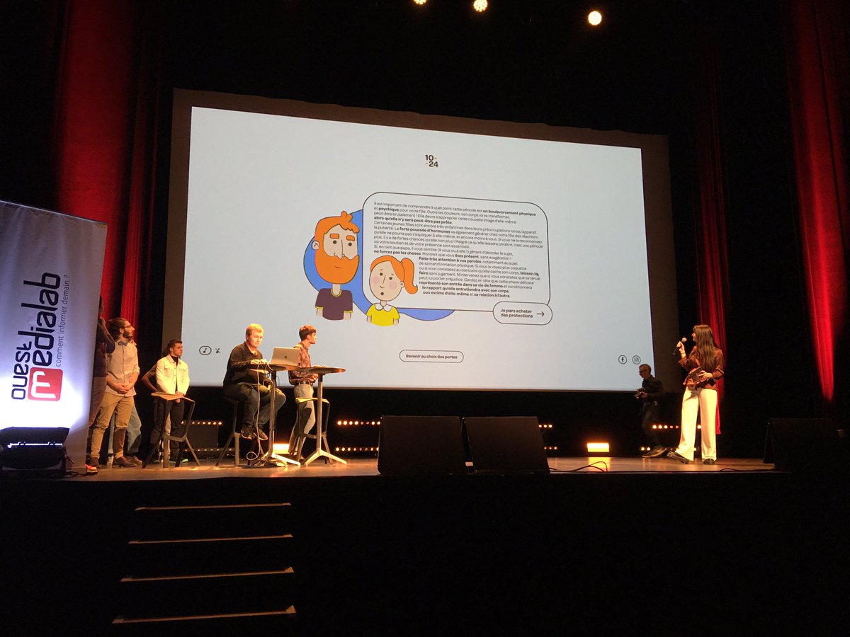 jkostreche's tweet image. Deuxième récit interactif pour @media1024 sur les questions adolescentes. Pitchs #hyblab #Nantes