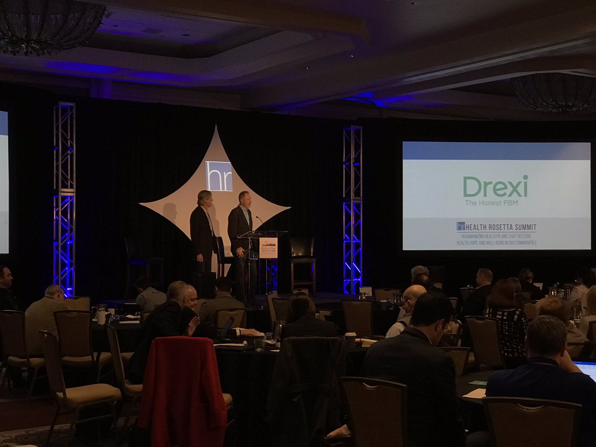 Thrilled to be in front of the like minded advisors of <a href="/HealthRosetta/">Health Rosetta</a> today!  #honestpbm