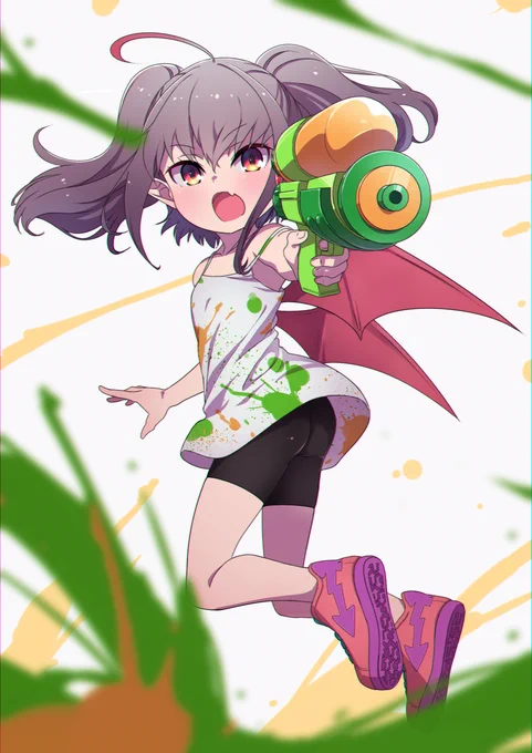 戦いに飢えている #りりむとおえかき 
