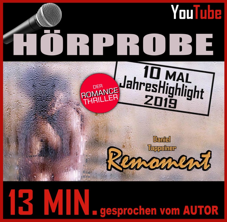 DanielTappeiner's tweet photo. Autor Tappeiner Daniel liest ein Kapitel aus dem Romance-Thriller „REMOMENT“. JETZT anhören unter: https://t.co/vWBdfYFKtw
-
-
#hörbuch #lesung #lesen #hörprobe #hörtipp #hören #anhören #tipp #buchtipps #aufnahme #audio #gesprochen #VIDEO #buch #bücher #online #romantik #Liebe https://t.co/jpU1x5X1YE