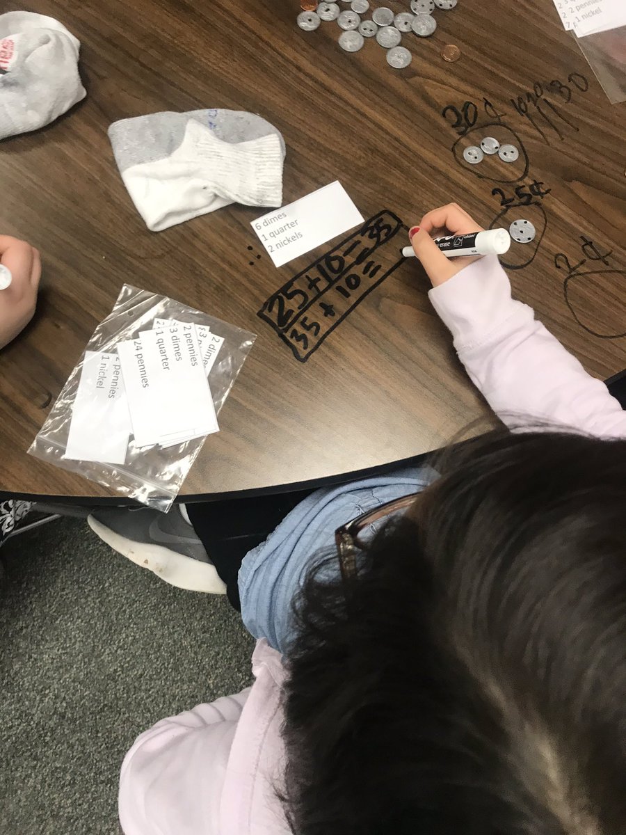 CESSkelton's tweet photo. Same skill-many strategies to solve! #concretepictorialabstract #whatworksformemightnotworkforyou #smallgroupmagic @shrinerHES https://t.co/Jlw0tssJG0