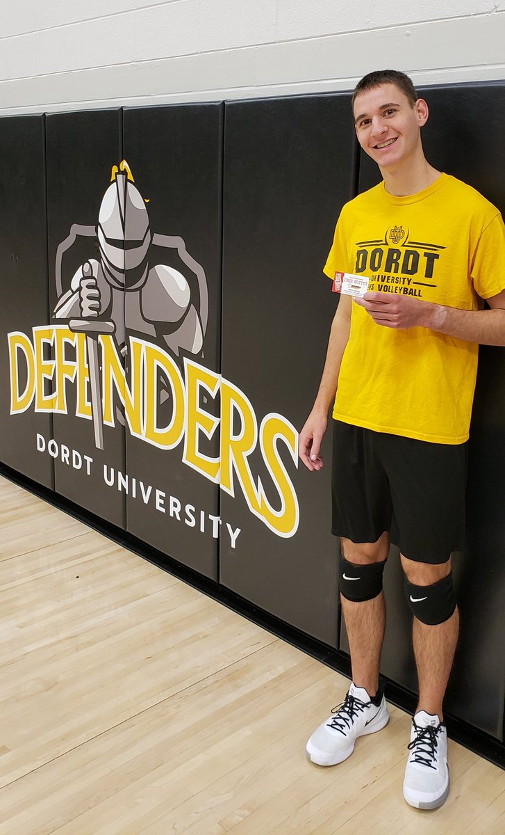 Dordt Men's Volleyball (@dordtvolleyball) on Twitter photo Congrats to freshman Logan Van Itallie for earning the <a href="/SC_PizzaRanch/">Sioux Center Pizza Ranch</a> A.C.E. award for great
Attitude
Contribution
Effort Congrats to freshman Logan Van Itallie for earning the <a href="/SC_PizzaRanch/">Sioux Center Pizza Ranch</a> A.C.E. award for great
Attitude
Contribution
Effort