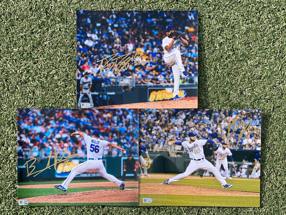 RoyalsAuthentic's tweet image. Must FOLLOW @RoyalsAuthentic &amp;amp; RT for a chance to win!

#GIVEAWAY in honor of pitchers and catchers reporting to #SpringTraining!⚾ Three followers will win a photo autographed by either Brad Keller, Danny Duffy, or Jakob Junis!

Winners will be drawn at random on 2/12/20 at 4PM!