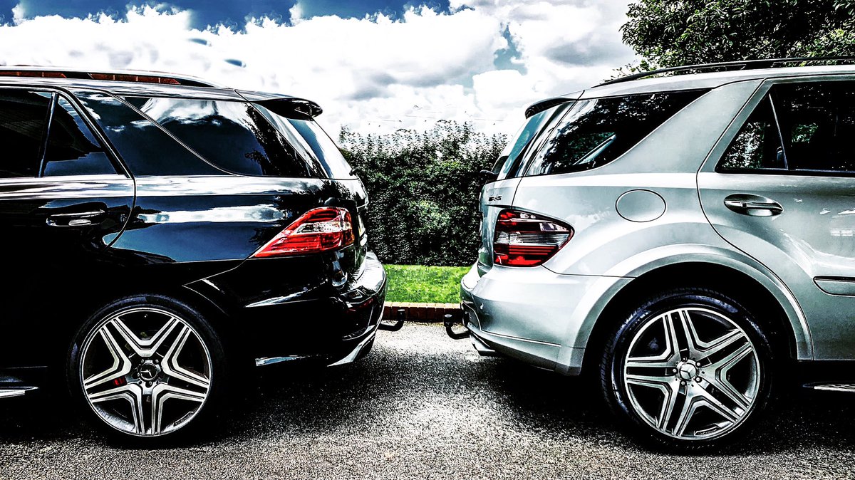 supercarsfordad's tweet photo. Two-car Tuesday! His & Hers ML 63 AMG.
Hello @mercedesbenz @mercedesbenzuk @mercedesamg @f1mike28
#supercarsfordad #supercar #supersuv #mercedes #mercedesbenz #mercedesamg #ml63 #ml63amg #amg #v8 #biturbo #w164 #m156 #w166 #m157 #c63amg #e63amg #g63amg #gl63amg #s63amg #amggt https://t.co/1XaVSn2mA5