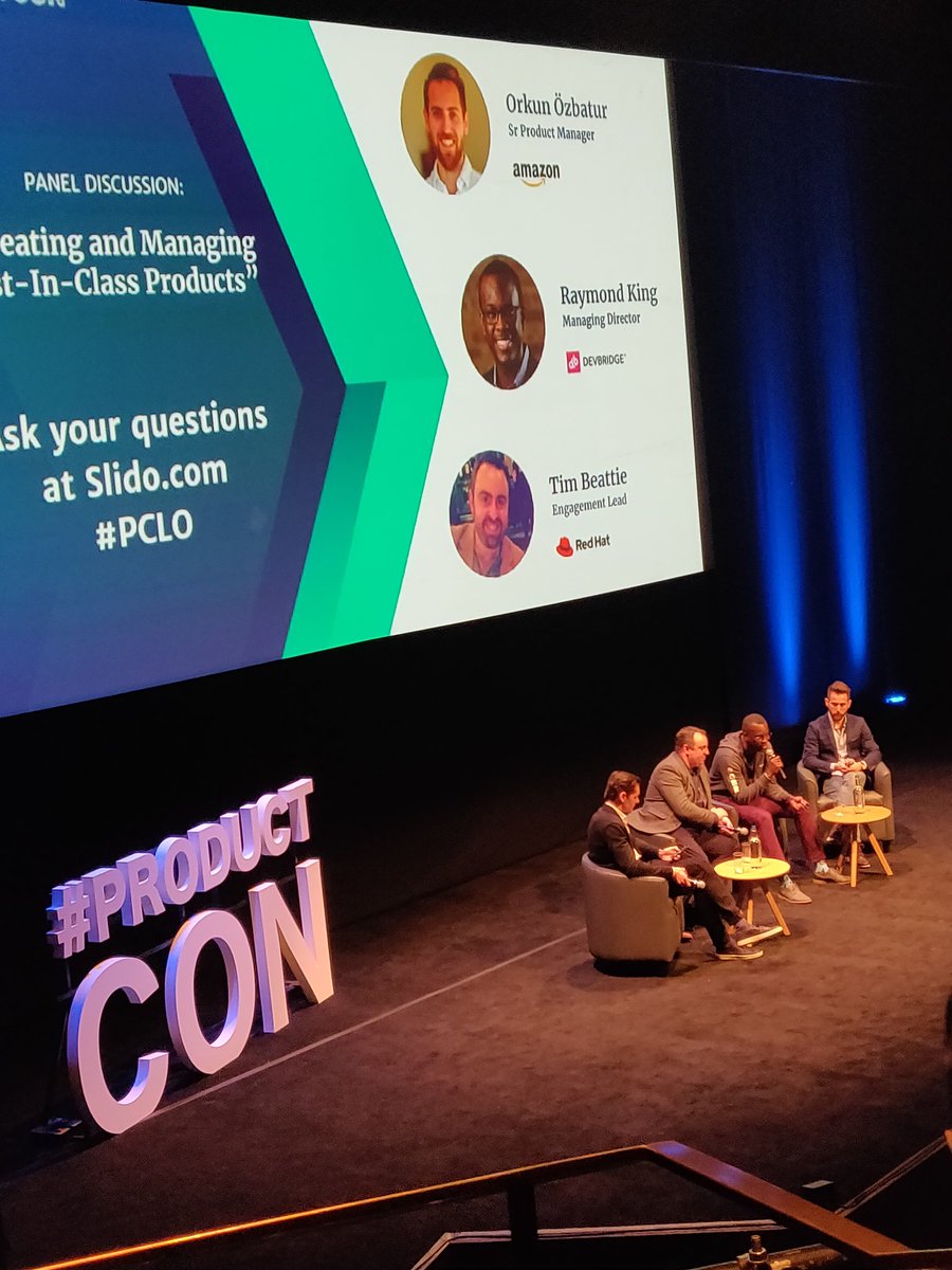 naimrahman73's tweet photo. Good panel and great response by Raymond about promoting diversity and inclusion in the company and how they do it at @devbridge #ProductCON #PCLO @productschool https://t.co/dgNrsZfxYp