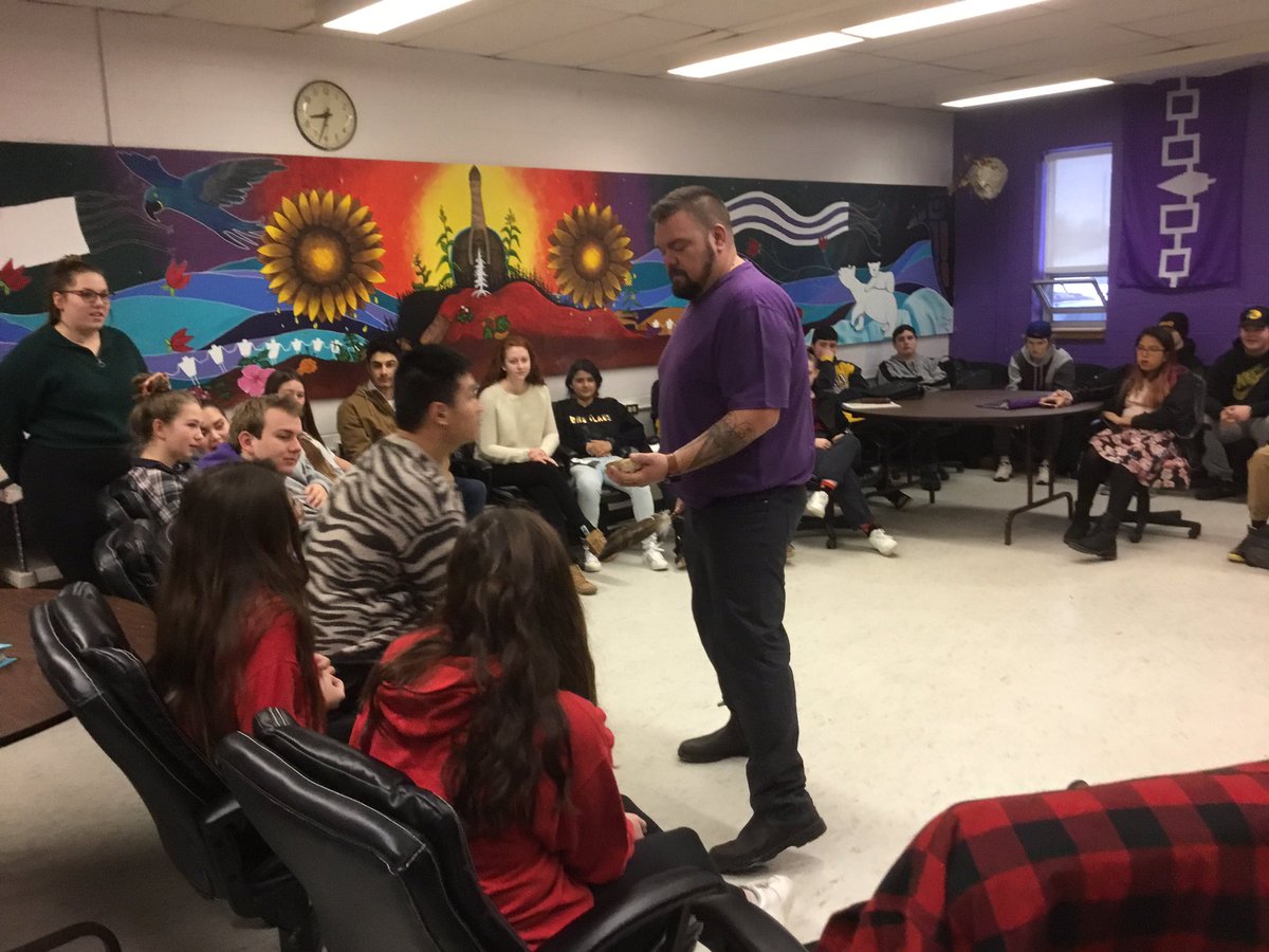 tmgraszat's tweet photo. The new Eastside International Ravens are welcomed by the Mohawk class with smudging and a delicious pancake breakfast. Wonderful hospitality! @ISP_HPE @eastside_ravens https://t.co/JW5qD0flOx