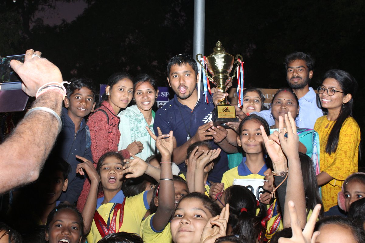 SFLFoundation's tweet photo. Here, URJA Annual Sports meet - SPARDHA 2019-20 came to an end with its individual games on 9th February, 2020. We feel immense pleasure to successfully host the tournament for 1250 participants from 23 low-income private and government schools. (1/2) https://t.co/pjlARp9MO3