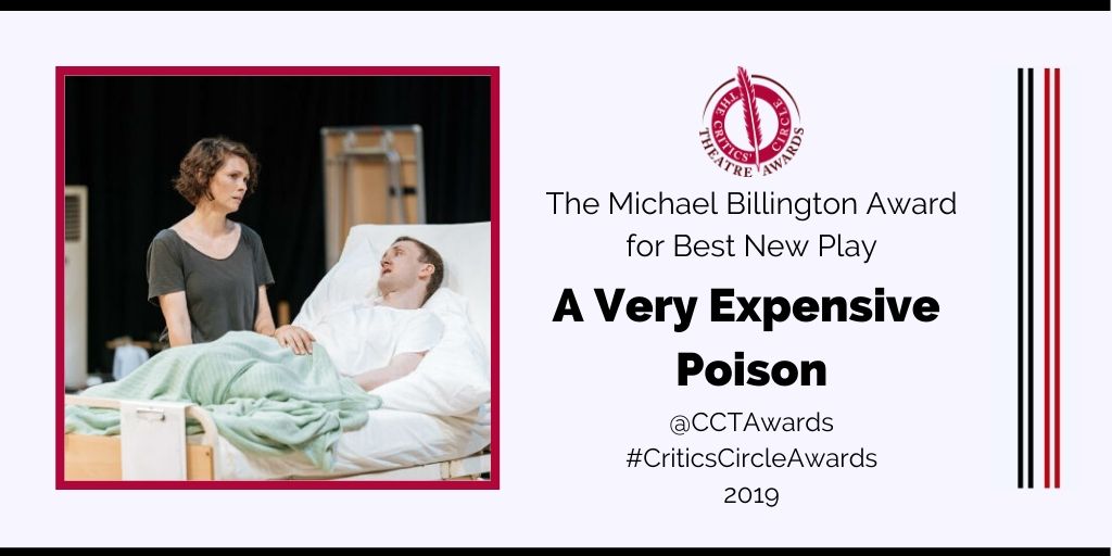 CCTheatreUK's tweet photo. .Another win for #AVeryExpensivePoison! Based on the book by @lukeharding1968, @lucyprebblish’s play ran at @oldvictheatre.
@ObserverUK’s @susannahclapp presents, who included this "Theatrical Babel" in her “best theatre of 2019”
https://t.co/WqZtcjwhKY
#CriticsCircleAwards https://t.co/Indq5MVKy5