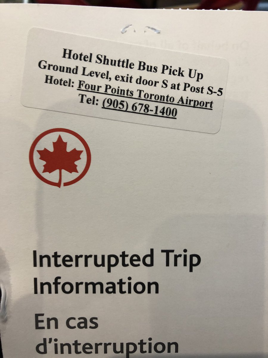 CTong68's tweet photo. Wrong hotel, wrong phone. AC only has contract with Four Points East. Unnecessary delays by incompetent outsourcing group. There are 4 Four Points hotels in Mississauga/To area @AirCanada https://t.co/TMX5DiXD0z