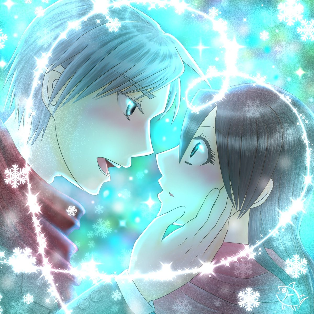 バレンタインに間に合わないと思いますが バレンタイン用のイラストです W いちご大福の漫画