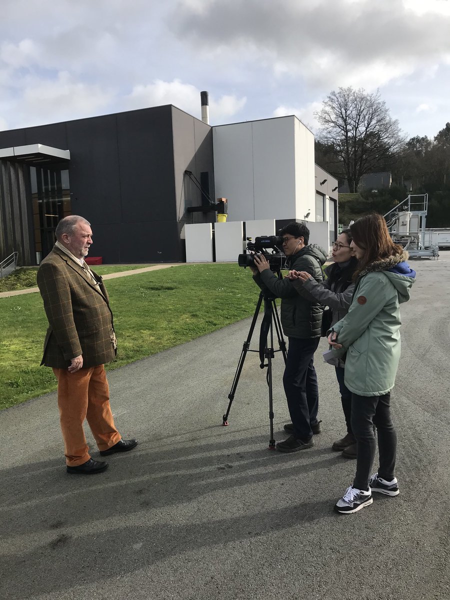 Reportage de la TV Sud Coréenne KBS a LIGER cet après-midi