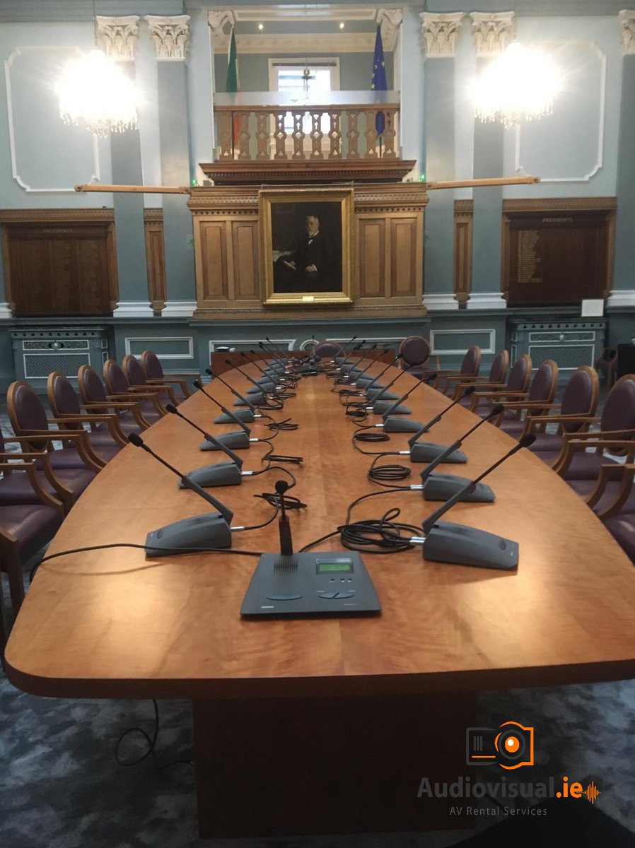 We provide professional audio conferencing solutions. We deliver, set-up and operate all the equipment for you. Digital audio quality for every delegate.Recording services available also. Call us on 01 4133892 to arrange your next event. #audioconferencing #soundrental #toomeyav