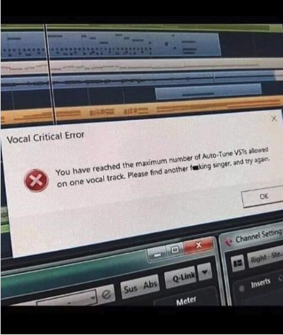 Look, there is nothing wrong with a tad bit of autotune OK?