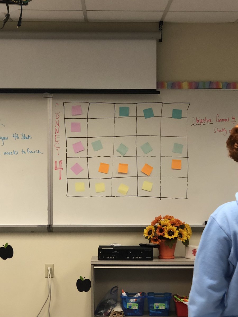 CourtneyhsWard's tweet photo. How do you engage students? Read an article and play Connect 4 to dissect the article. #techfreefun @IHMiddle https://t.co/kZp3wSIqfy
