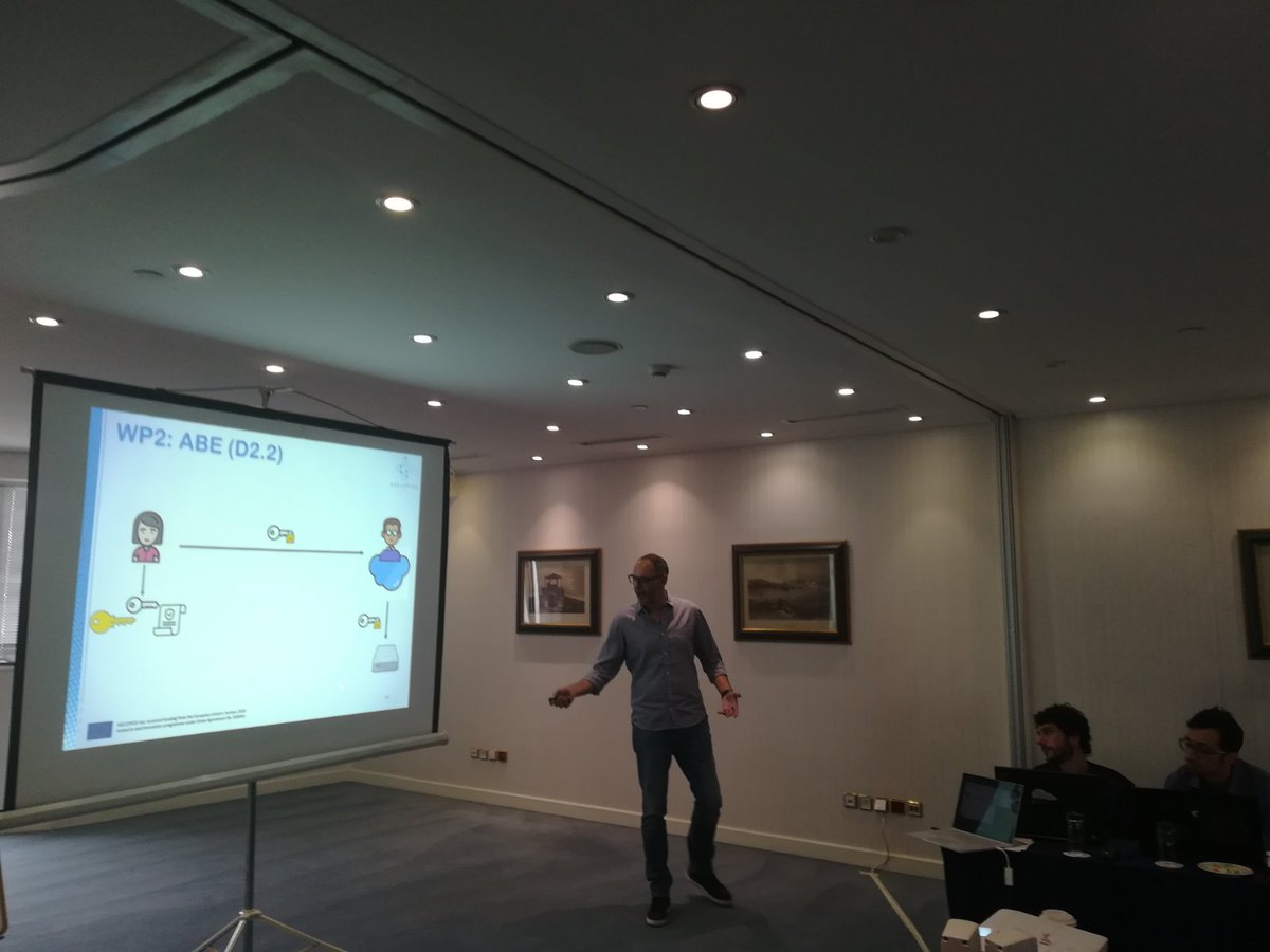 ASCLEPIOS is having its 4th consortium meeting in Athens. Partners have the chance to present the work of the past 14 months and discuss on the next steps of ASCLEPIOS! Stay tuned for more…  #SSE #cybersecurity #ABE #medicaldata #encryption