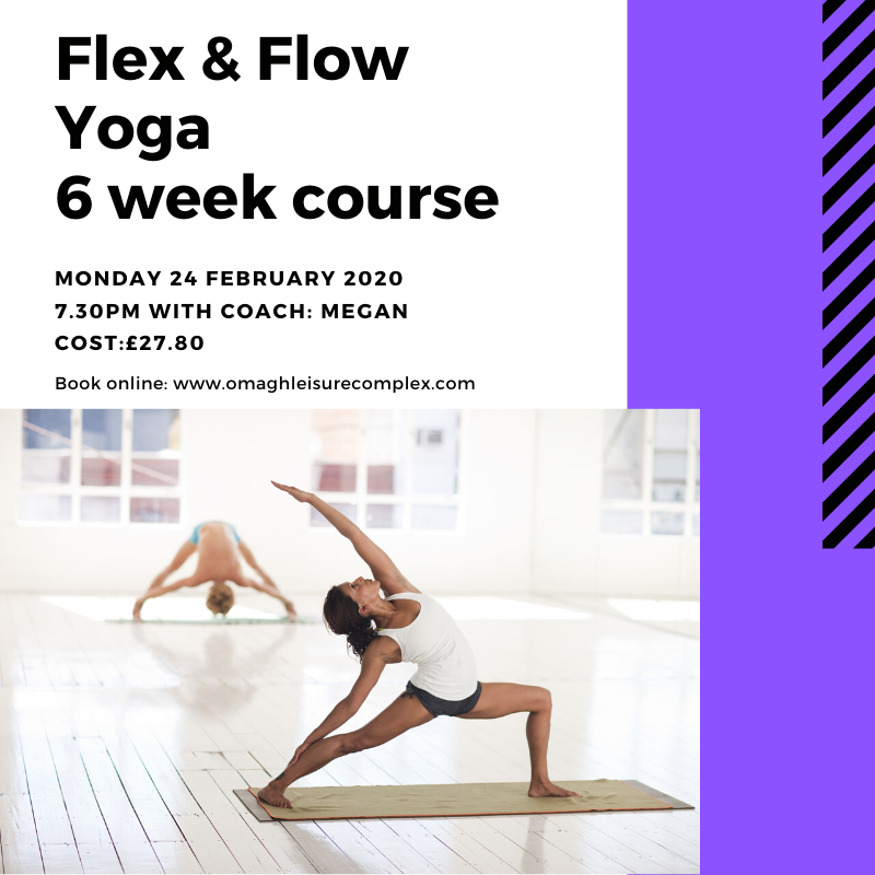 Flex &amp; Flow Yoga is specially designed to improve mobility as well as connection to the mind and body through a series of challenging postures and stretches.

Book online NOW: bit.ly/2qZnHzZ
Enter code: YFAF6