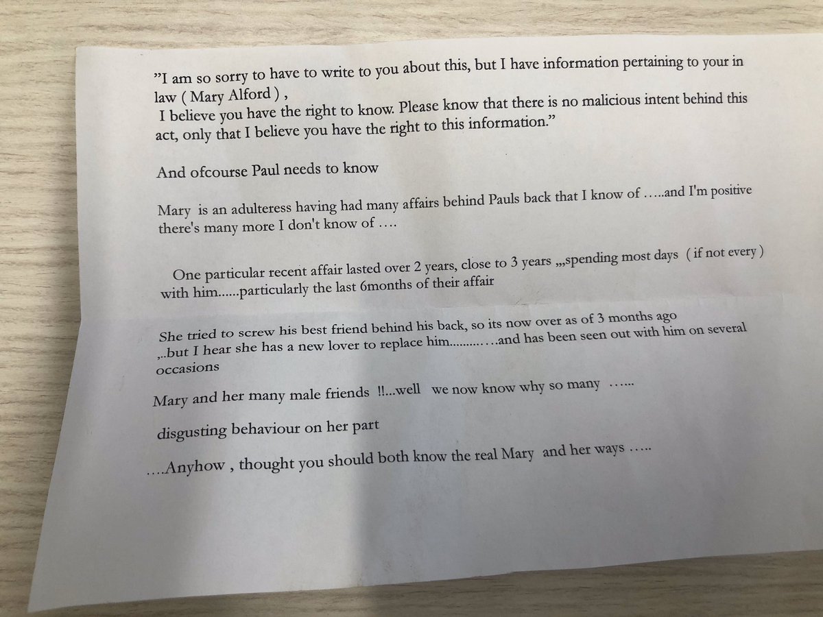 kennarae88's tweet photo. 🛑 and read this letter my sister got in the mail today that was supposed to go to Donna... PLEASE HELP US FIND PAUL or DONNA! Poor man has been bamboozled https://t.co/HcCToc0noy