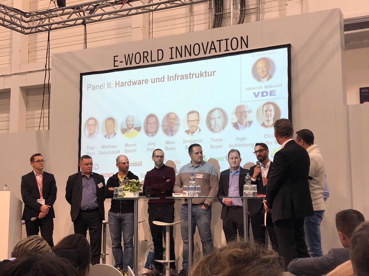 PowerPlusCom's tweet photo. Podiumsdiskussion in Halle 4: welche Hardware und Infrastruktur brauchen EVUs für #Mehrwerte? Antworten geben: @BoschSI @LemonbeatGmbH @EasymeterGmbH Hager @powerfox_energy Fludia @powercloud_de @PowerPlusCom #eworld @EworldEssen https://t.co/5667kBk18N