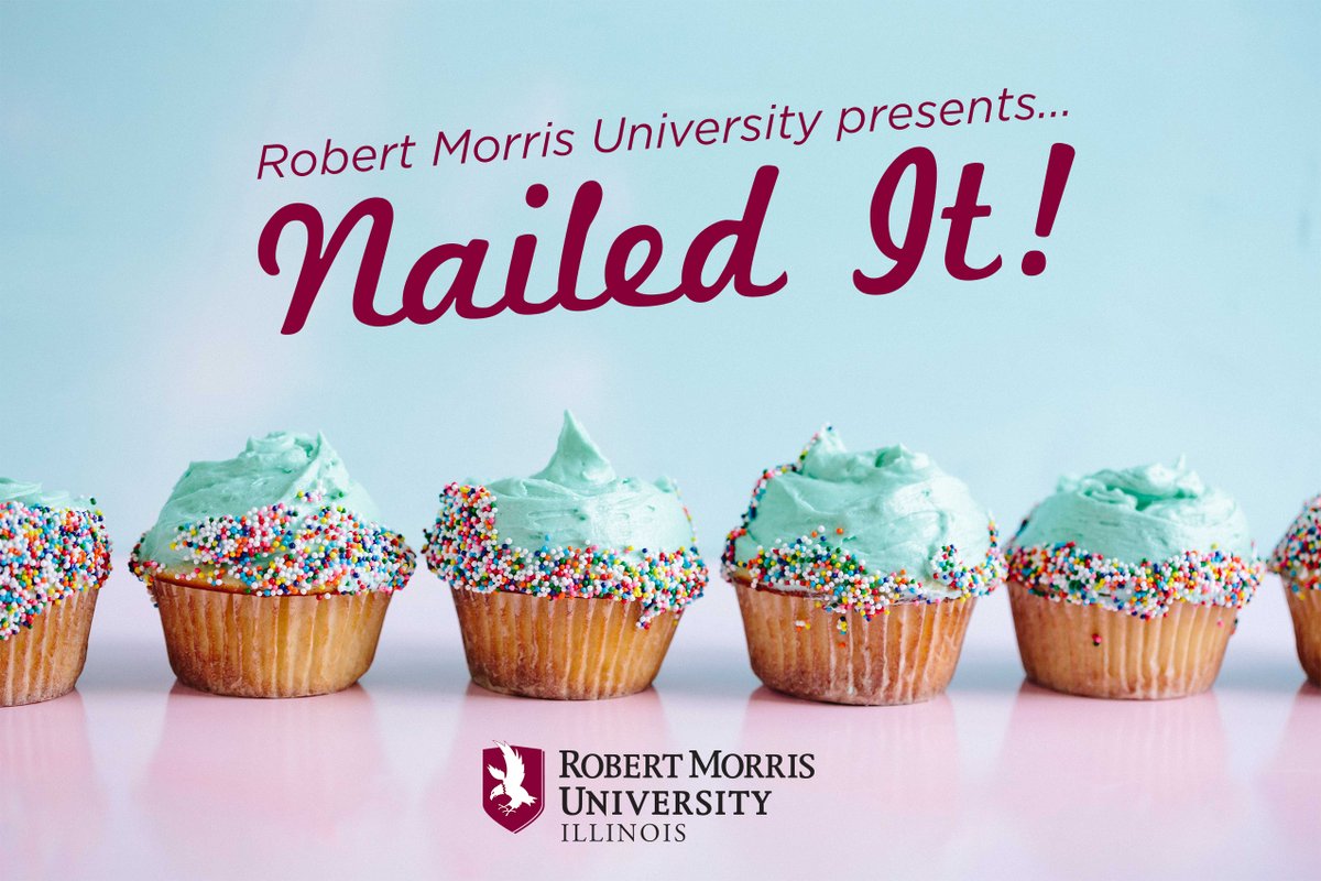 Don't miss RMU Nailed It! competition today in the Student Center! Try your hand at crafting a sweet treat and have some fun in the process! Starts at 11:30! 😉