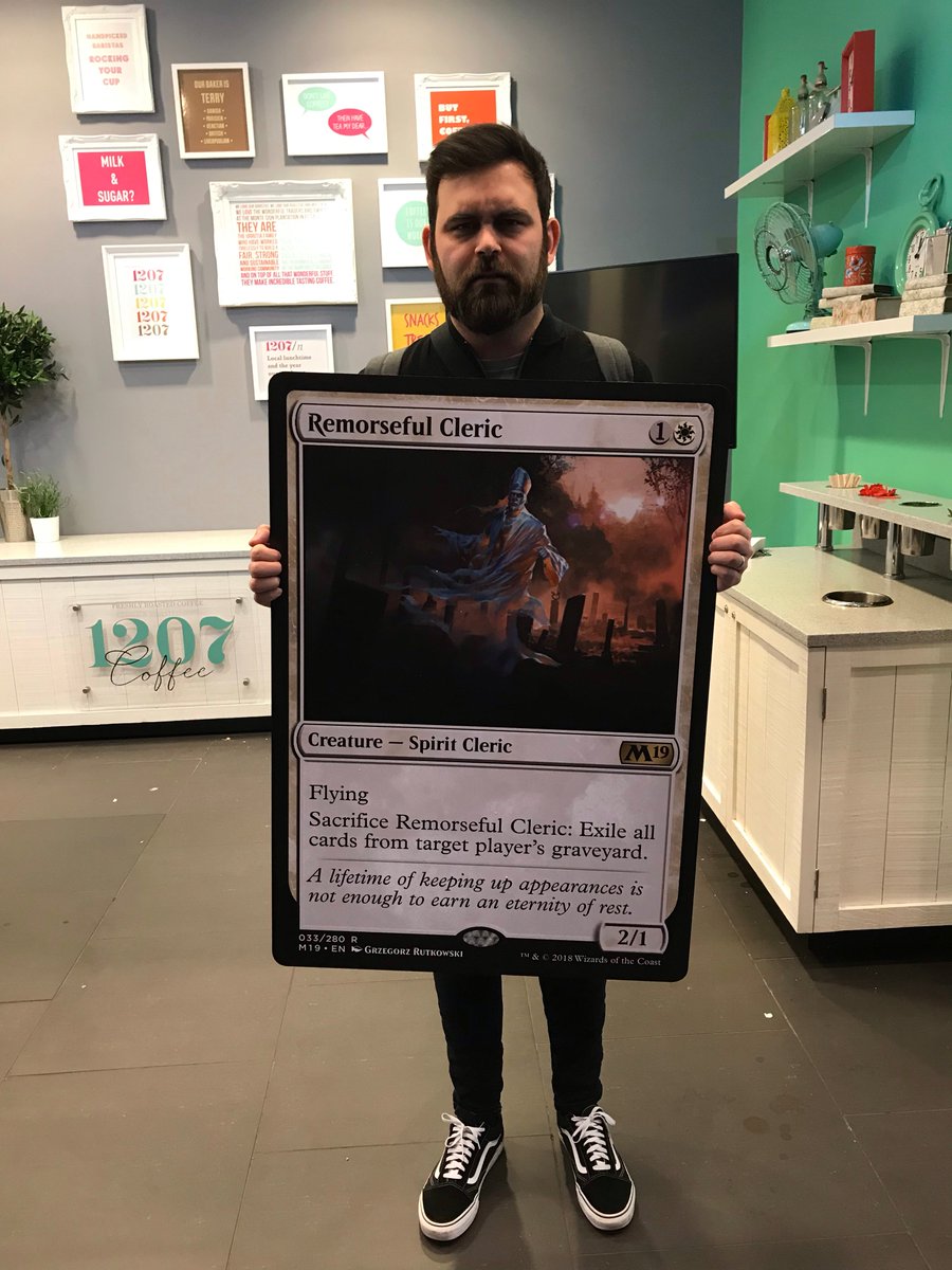 PleasantKenobi's tweet image. Photo of a D&amp;amp;T pilot getting ready to play some Legacy post-Underworld Breach printing 2020 (colorised)