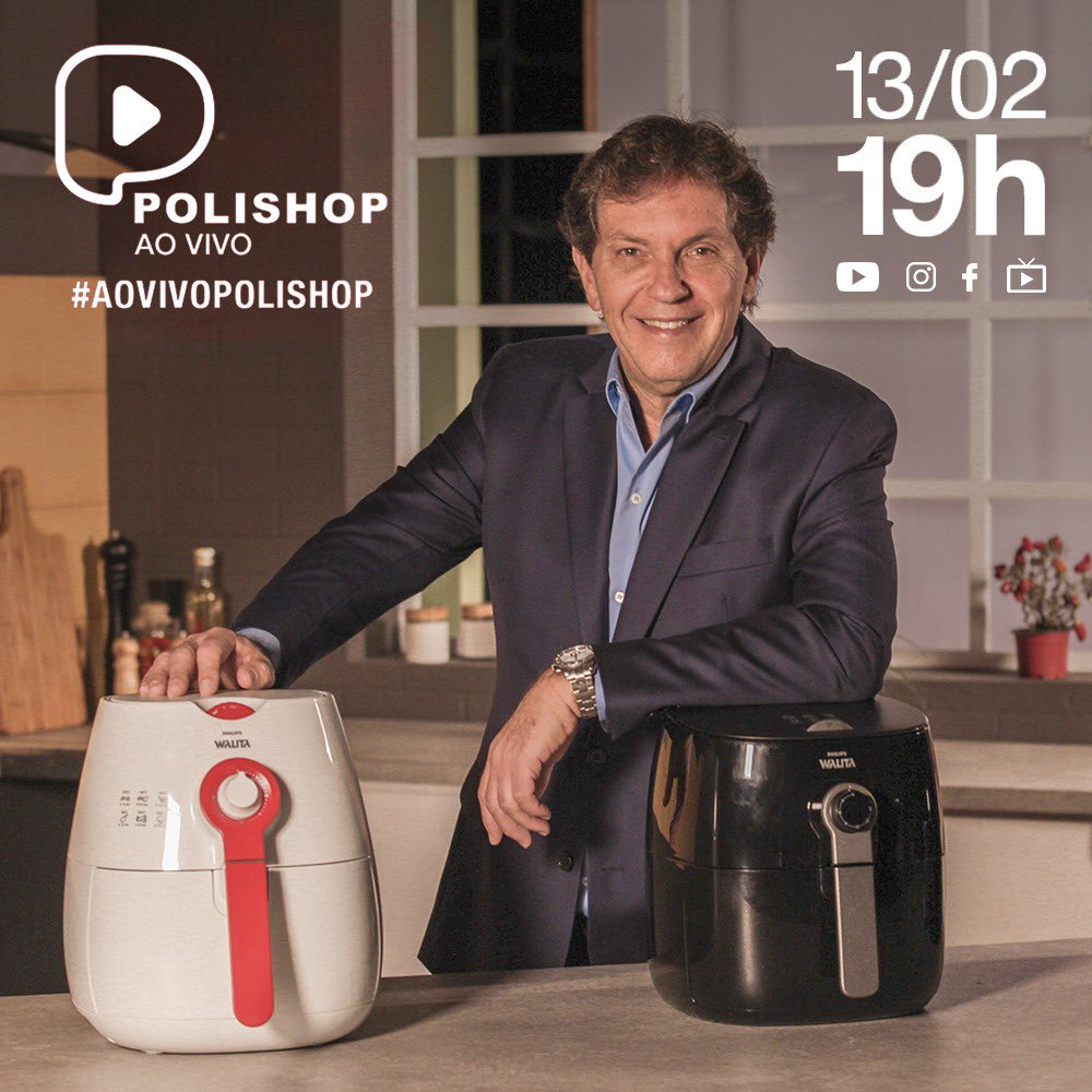 🎥 Cada vez mais vocês vão ouvir falar do nosso projeto multiplaforma Polishop ao Vivo!! Convido a todos para estarem conosco na #live do dia 13/2, às 19h, no @Polishop e o resto é surpresa!! @beemotion #AoVivoPolishop #lancamentos #inovacao #live #JoaoAppolinario #SharkTankBr