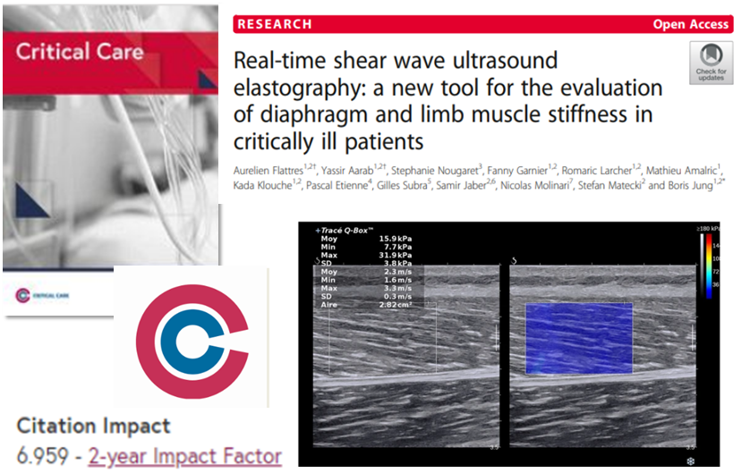 Crit_Care's tweet photo. #CritCare #OpenAccess 

https://t.co/xeBM2KGd3u
Reliability of shear wave #ultrasound #elastography (SWE) to evaluate soft tissue stiffness and #muscle quality in critically ill patients.

#FOAMed #FOAMcc #BMC  #CriticalCare #ICU #Cachexia #Sonoelastography https://t.co/7PIbFrtx1j