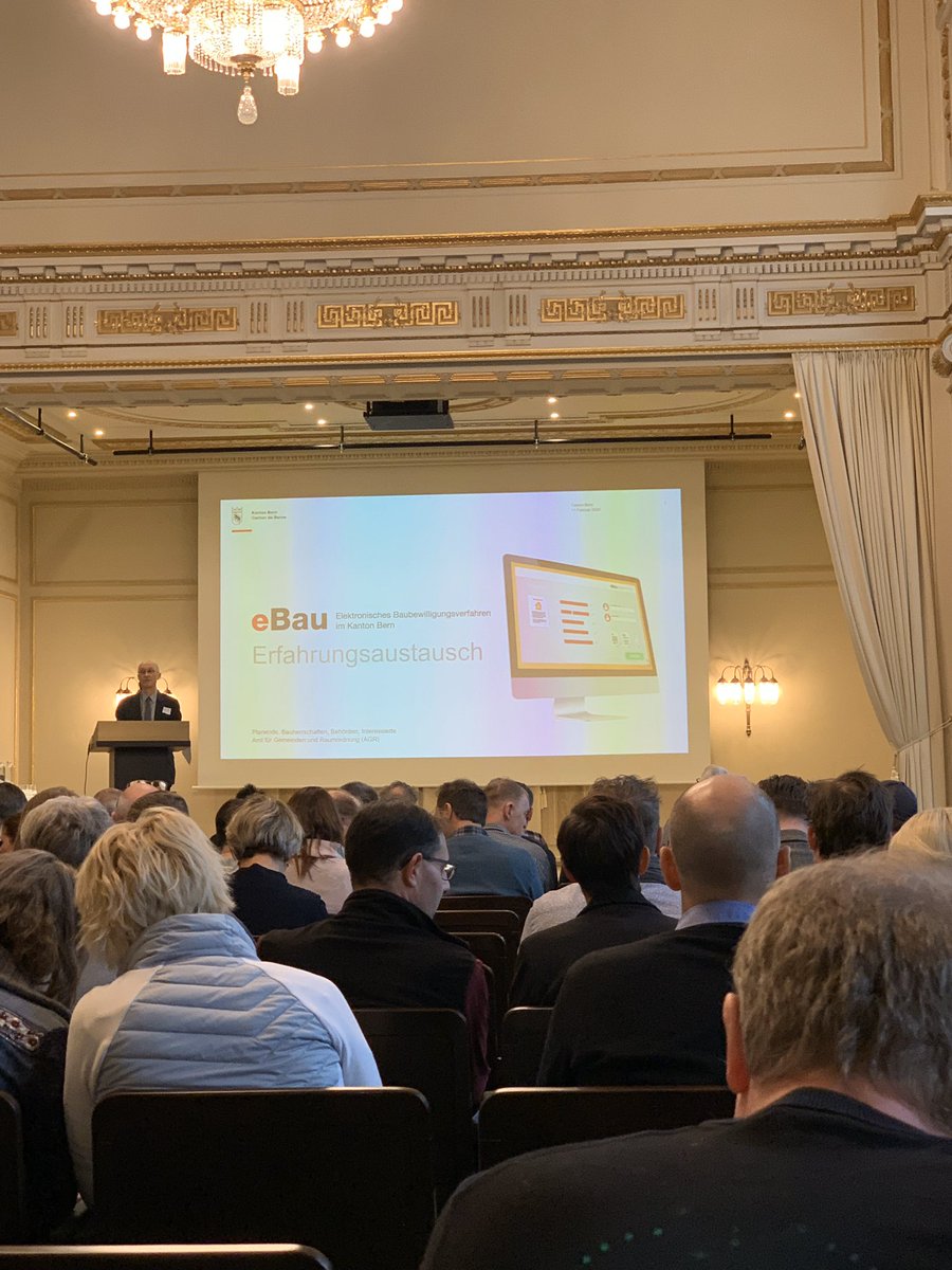 Dank #eBau wird die Behörde bei Abwicklung von Baugesuchen definitiv effizienter.
#Digitalisierung