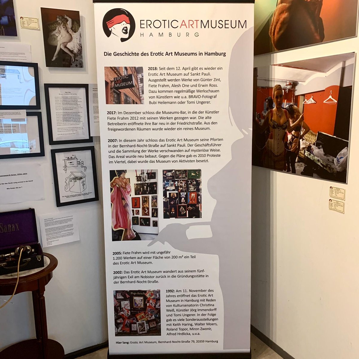 Die Geschichte des Erotic Art Museums. Kommt gern vorbei und wir machen mit euch eine Tour durch's Museum.
.
.
.
#eroticartmuseum #eroticart #smart #sm #bdsm #erotichamburg #erotikkunst #erotisch #kunsthandwerkhamburg #kunst #kunsthandwerk #hamburg #hamburgart #hamburgkunst