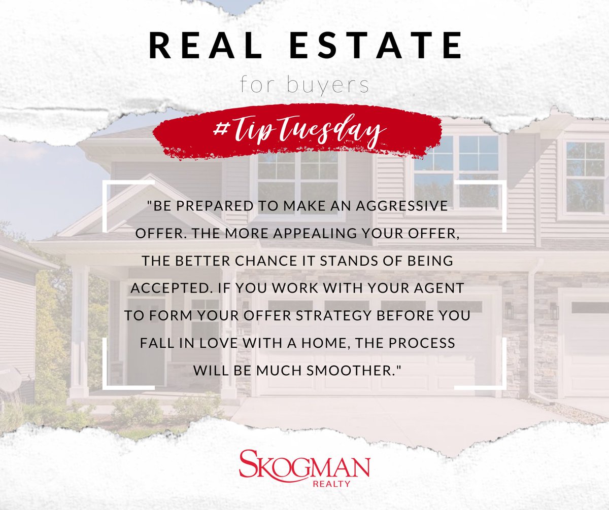 #TipTuesday #SkogmanKnowsRealEstate